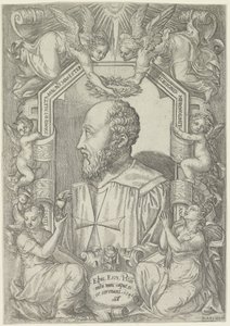 Portrett av Jean Parisot de La Valette, stormester av Maltas orden av Marco dell