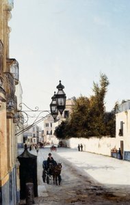 La Favorita in Portici (olje på lerret)