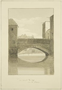 Bridewell Bridge over Frome, ser nordover av Marcus H. Homes