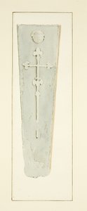 Tomb of Abbed David 4th, i Bristol Cathedral (blyant og akvarell på papir) av Marcus H. Homes
