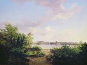 Johannes Amsincks hage på Binnenalster, 1837