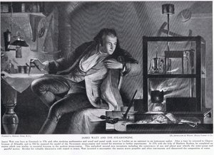 James Watt and the Steam-Engine, illustrasjon fra 