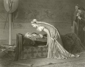 Lear og Cordelia av Marcus Stone