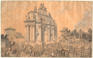 Triumfbue for Frans III av Lorraine og Maria Theresa ved deres inntog i Firenze i 1739