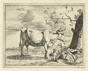 Stående ku for tre Storfe og griser (serietittel) av Marcus de Bye