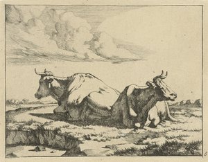 To liggende kuer kuer og sauer (serietittel) av Marcus de Bye