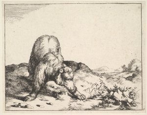 fra The Set of The Bears, ca. 1664. av Marcus de Bye