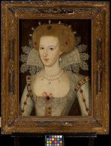 Anne av Danmark, dronning av Jakob I og VI (1574-1619) av Marcus the Younger (circle of) Gheeraerts