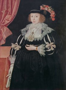 Anne Hale, fru Hoskins (ca. 1609-51), 1629 (panel)