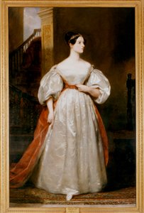 Grevinne Augusta Ada Lovelace 1815-1852, engelsk matematiker og forfatter av Margaret Carpenter