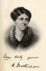 Harriet Martineau (1802-1876) illustrasjon fra 