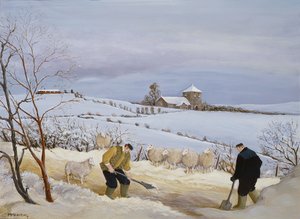 Rydding av snø av Margaret Loxton