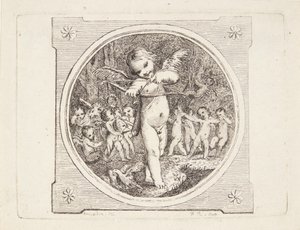 Amor med pil og bue av Marguerite Louise De Lorme du Ronseray