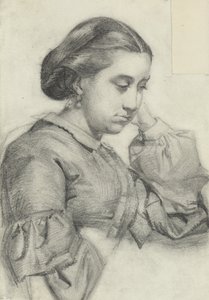 Byste av en ung dame