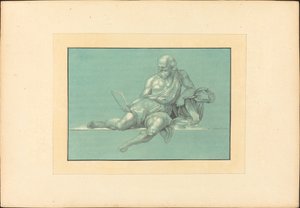 Diogenes av Maria Catharina Prestel after Giorgio Vasari after Raphael