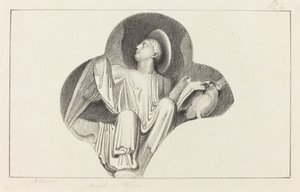 En engel, fra Wells Cathedral