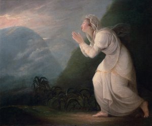 Persisk dame som tilber den stigende solen, 1784