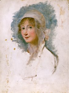 Portrett av Giulia Beccaria Manzoni (1762 - 1841), mor til Alessandro Manzoni. Maleri av Maria Cosway (1760 - 1838). Bibl. fra Brera, Milano.