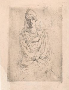 sittende kvinne av Maria Hubrecht