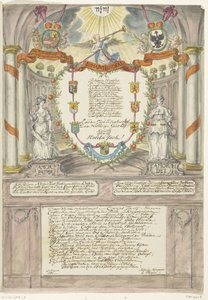 Vers for prinsesse Wilhelmina på førtiårsdagen til prins William V, 1788 av Maria Margaretha la Fargue