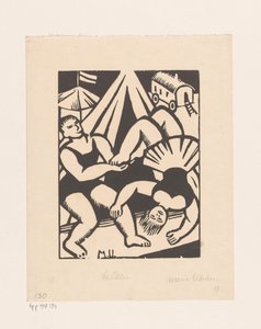 Gaukler (original tittel på objekt) av Maria Uhden (signed by artist)