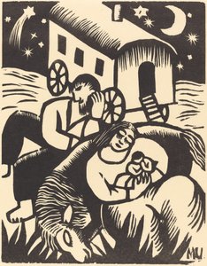 Hvilende sigøynere, 1918.