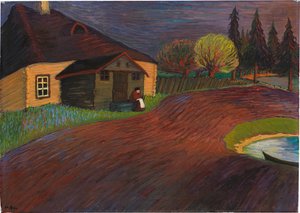 Minnet, 1907-1908. av Marianne von Werefkin