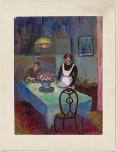 I huset til Chrustov nær St. Prex av Marianne von Werefkin
