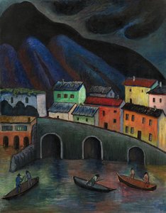Nattfiske i Ascona, 1920-1930-tallet av Marianne von Werefkin