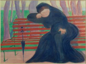 Enke på benken av Marianne von Werefkin
