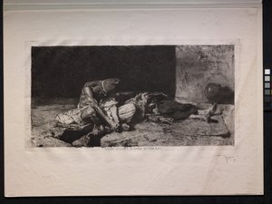 Araber som våker over kroppen til vennen sin av Mariano Fortuny y Marsal