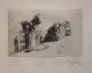 Spåkone av Mariano Fortuny y Marsal