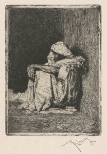 Arabe assis (sittende arabisk) av Marià Fortuny
