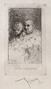 Kardinal Deaux. av Mariano José María Bernardo Fortuny y Carbó