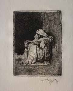 Sittende marokkansk.