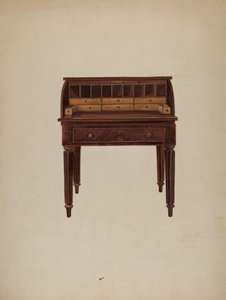 Skrivebord, c. 1940.