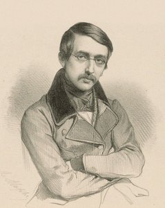 Portrett av dramatikeren Auguste Anicet-Bourgeois 1806-1870.