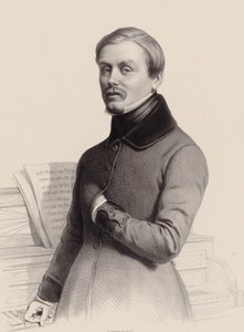 Portrett av organisten og komponisten Hippolyte Monpou 1804-1841, 1841.
