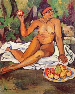 Ung halvkastekvinne av Marie Clementine (Suzanne) Valadon