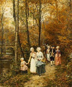 Ettermiddagsturen, 1879
