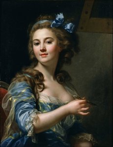 ""Selvportrett"" Maleri av Marie-Gabrielle Capet (1761-1818) 1783 National Museum of Western Art, Tokyo Japan av Marie Gabrielle Capet