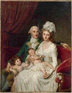 Monsieur Olive, kasserer i statene Bretagne og hans familie, 1791-1792.