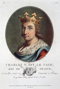 Charles V, kjent som 'den vise', konge av Frankrike, 1789 av Marie Jeanne Louise Francoise Suzanne Champion