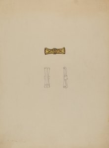 Brosje, ca. 1936. av Marie Mitchell