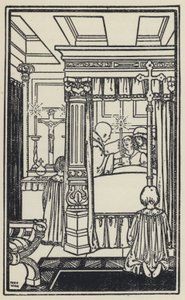 Illustrasjon for The Dream Of Gerontius av kardinal Newman (litho) av Marie Preaud Webb