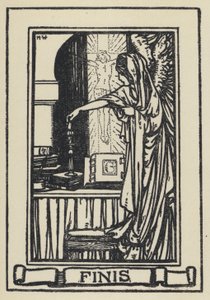 Illustrasjon for The Dream Of Gerontius av kardinal Newman (litho) av Marie Preaud Webb