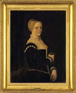Selvportrett av kunstneren (olje på lerret) av Marietta Robusti Tintoretta