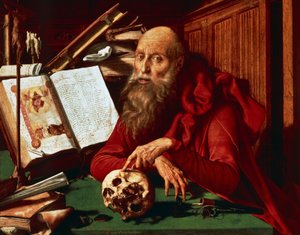 Saint Hieronymus i sitt arbeidsrom