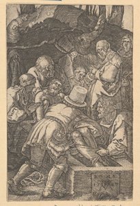 Gravleggingen, 1567. av Mario Cartaro