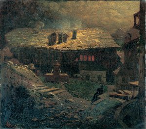 Nocturne Amongst the Tenements av Mario de Maria